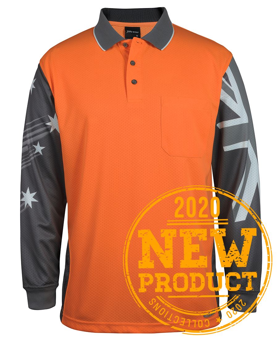 LONGSLEEVE SOUTHERN CROSS POLO SHIRT